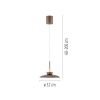 2191-97 PURE MOON LAMPA WISZĄCA BRĄZOWY