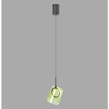2541-43 ZULA LAMPA WISZĄCA ZIELONY