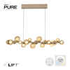 2557-97 PURE E-POPOUP LAMPA WISZĄCA BRĄZOWY