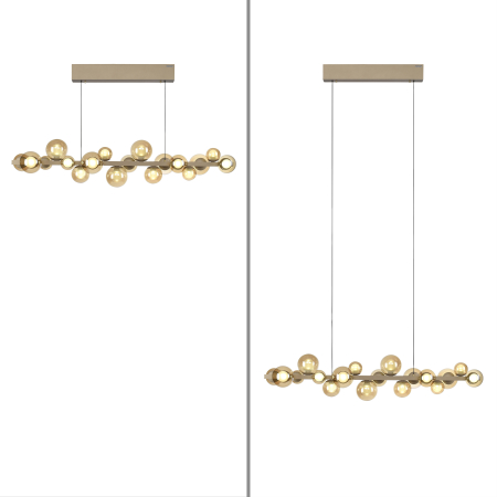 2557-97 PURE E-POPOUP LAMPA WISZĄCA BRĄZOWY