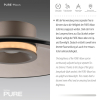 6094-97 PURE MOON LAMPA SUFITOWA BRĄZOWY