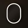 D2383 LUSTRO LED 70/50 CM CZARNE/BLACK