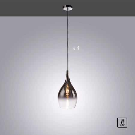 2061-17 PILUA LAMPA WISZĄCA CHROM
