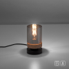 11310-18 PASQUAL LAMPA STOŁOWA CZARNY/DREWNO