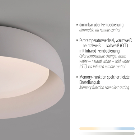 14215-16 OSKO LAMPA SUFITOWA BIAŁA