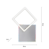 11327-95 RENDA LAMPA SUFITOWA ALUMINIUM