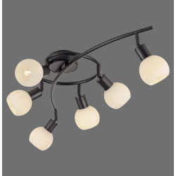 12155-18 LOKI LAMPA SUFITOWA CZARNY