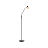 12157-18 LOKI LAMPA PODŁOGOWA CZARNY