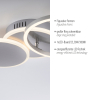 14116-55 SEVENT LAMPA SUFITOWA SREBRNY