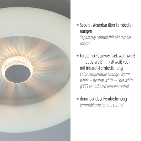 14383-16 VERTIGO LAMPA SUFITOWA BIAŁY