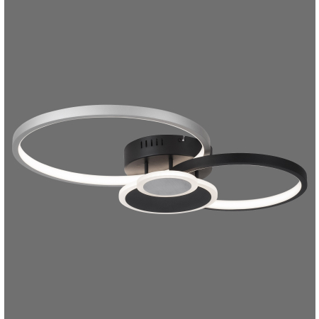 14548-18 PAPILON LAMPA SUFITOWA CZARNY/ALUMINIUM