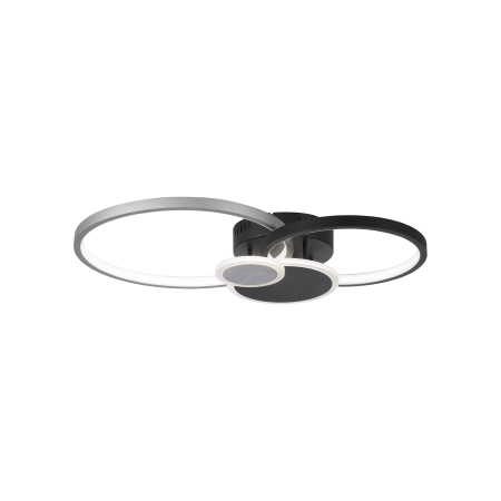 14548-18 PAPILON LAMPA SUFITOWA CZARNY/ALUMINIUM