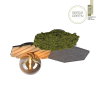 15199-70 GREEN HEX LAMPA SUFITOWA NATURALNY MECH/DREWNO