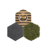 15199-70 GREEN HEX LAMPA SUFITOWA NATURALNY MECH/DREWNO