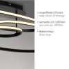 15321-18 LUMACA LAMPA SUFITOWA CZARNY