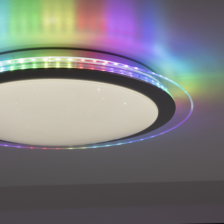 15411-21 CYBA LAMPA SUFITOWA SREBRNY
