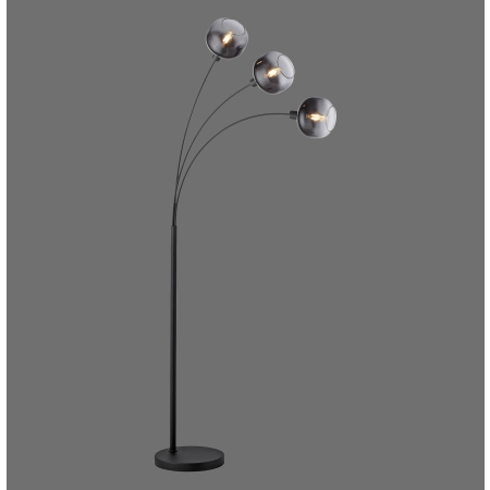 15422-18 ZEA LAMPA PODŁOGOWA CZARNY