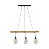 15526-79 SPRING LAMPA WISZĄCA DREWNO/CZARNY