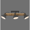 15745-18 CUP 2.0 LAMPA SUFITOWA CZARNY/DREWNO