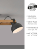 15745-18 CUP 2.0 LAMPA SUFITOWA CZARNY/DREWNO