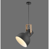 15747-18 CUP 2.0 LAMPA WISZĄCA CZARNY/DREWNO