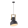 15747-18 CUP 2.0 LAMPA WISZĄCA CZARNY/DREWNO