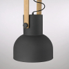 15747-18 CUP 2.0 LAMPA WISZĄCA CZARNY/DREWNO