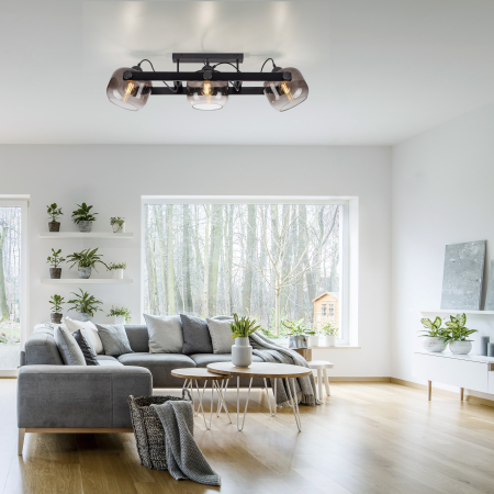 15755-18 CUP 2.0 LAMPA SUFITOWA CZARNY