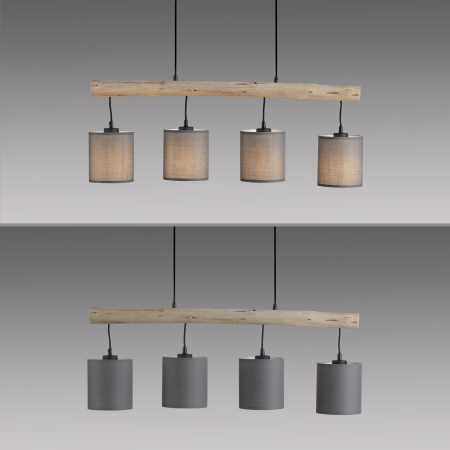 15783-29 GREEN TRIBU LAMPA WISZĄCA DREWNO/BEŻOWY
