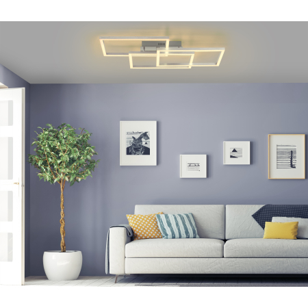 16431-55 LOLASMART-MAXI LAMPA SUFITOWA STALOWY