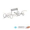 19032-21 CURLS LAMPA SUFITOWA SREBRNY