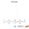 19033-21 CURLS LAMPA WISZĄCA SREBRNY