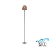 19265-18 ASKIA LAMPA PODŁOGOWA CZARNY/DREWNO