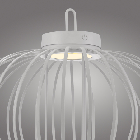 19305-16 AKUBA LAMPA STOŁOWA/ZEWNĘTRZNA BEZPRZEWODOWA BIAŁY