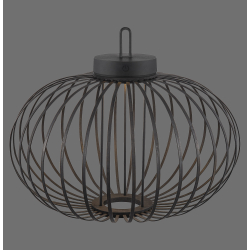 19305-18 AKUBA LAMPA STOŁOWA/ZEWNĘTRZNA BEZPRZEWODOWA CZARNY