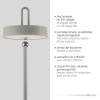 19310-40 AMAG LAMPA STOŁOWA/ZEWNĘTRZNA BEZPRZEWODOWA SZARY