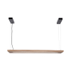 2625-79 PALMA LAMPA WISZĄCA DREWNO/CZARNY
