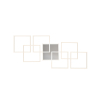 6014-55 Q-INIGO LAMPA SUFITOWA STALOWY