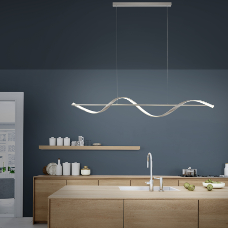 2385-55 Q-SWING LAMPA WISZĄCA SREBRNY