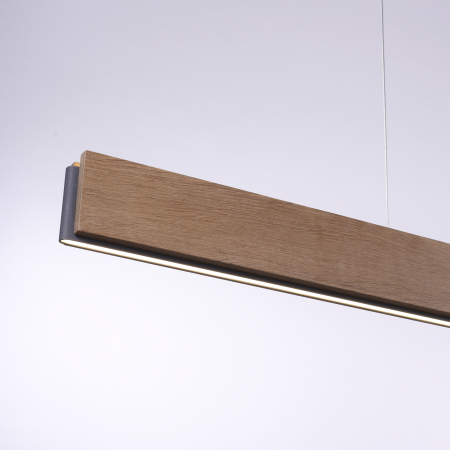 2465-79 PALMA LAMPA WISZĄCA DREWNO/CZARNY