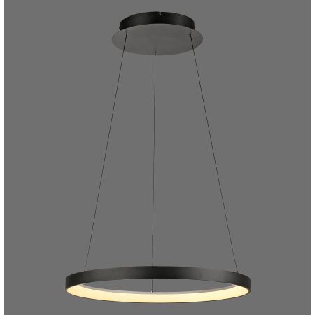 2851-18 HOOP LAMPA WISZĄCA CZARNY