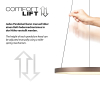 2851-36 HOOP LAMPA WISZĄCA KAWOWY