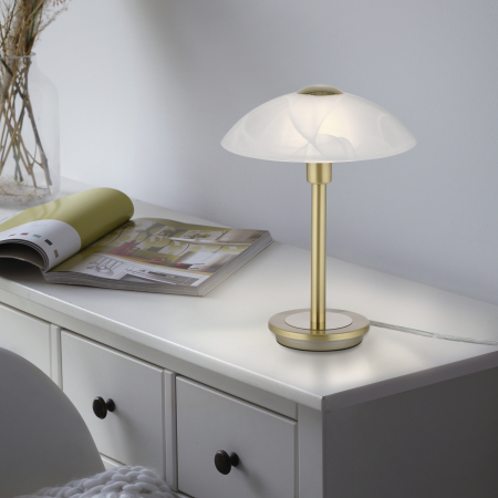 4026-60 ENOVA LAMPA STOŁOWA MATOWY MOSIĄDZ