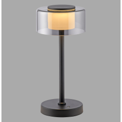 4111-18 RIKA LAMPA STOŁOWA CZARNY/SMOKY
