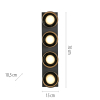 6164-18 RIKA LAMPA SUFITOWA CZARNY