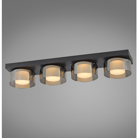 6164-18 RIKA LAMPA SUFITOWA CZARNY