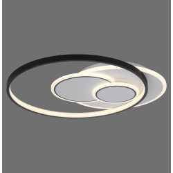 6392-16 MAILAK LAMPA SUFITOWA CZARNY/BIAŁY