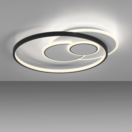 6392-16 MAILAK LAMPA SUFITOWA CZARNY/BIAŁY