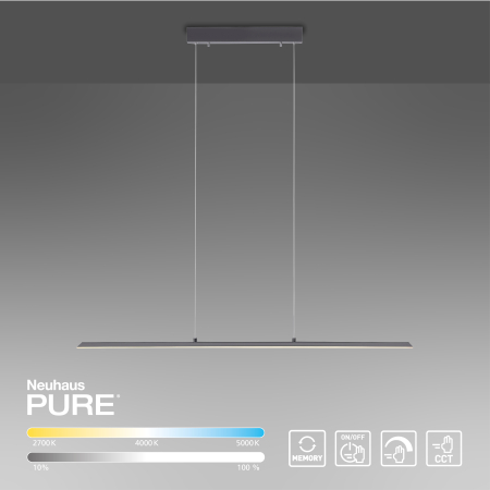 8375-13 PURE-LITE LAMPA WISZĄCA ANTRACYT