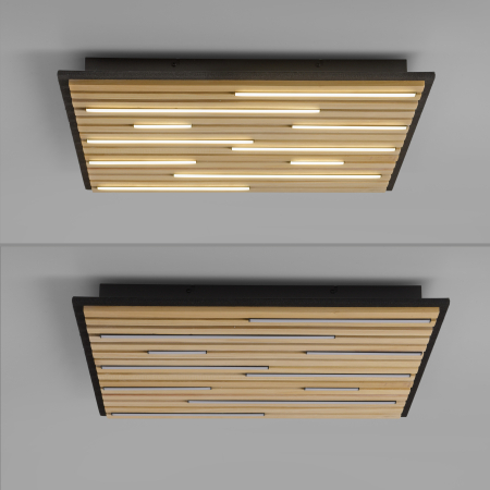 6423-79 Q-AKUSTIK KINKIET/LAMPA SUFITOWA DREWNO